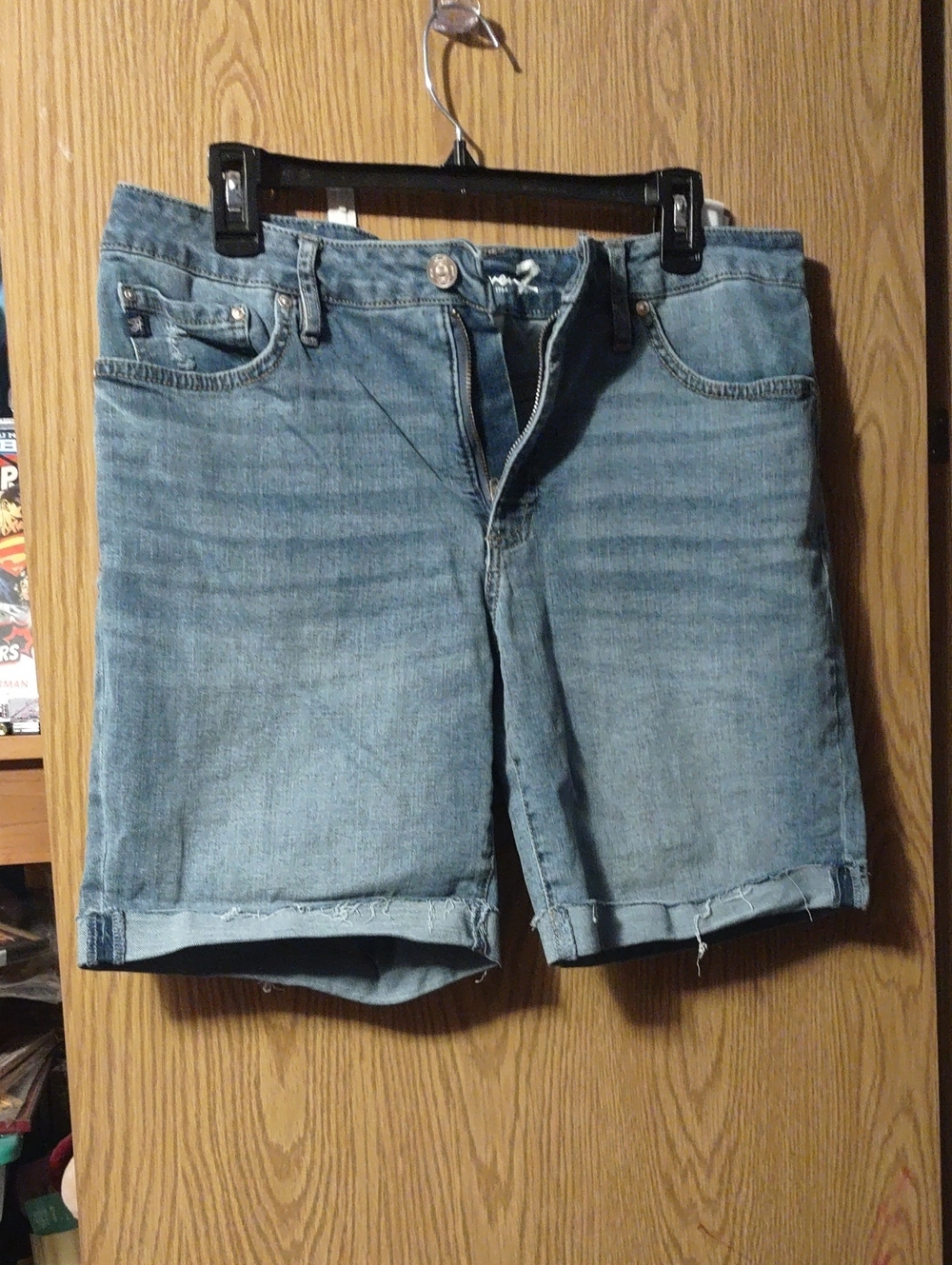 Seven7 Light Blue Denim Jean Shorts